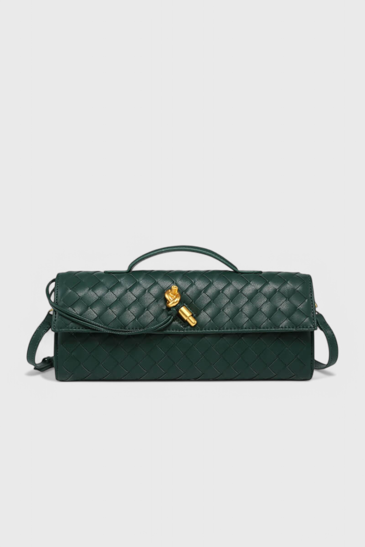 Bolso de mano Melanie con detalle de nudo dorado