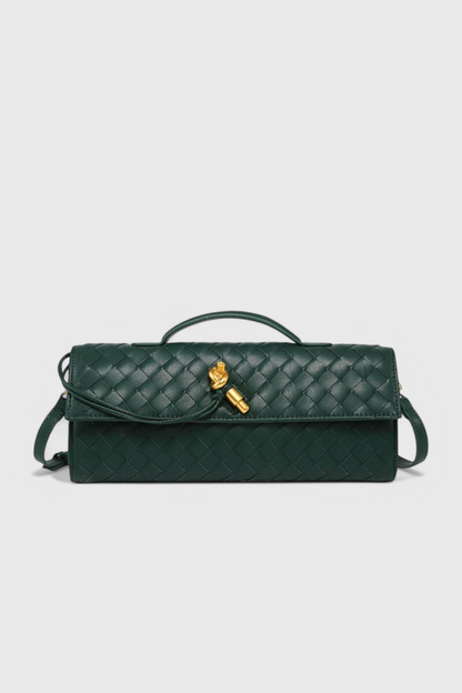Bolso de mano Melanie con detalle de nudo dorado
