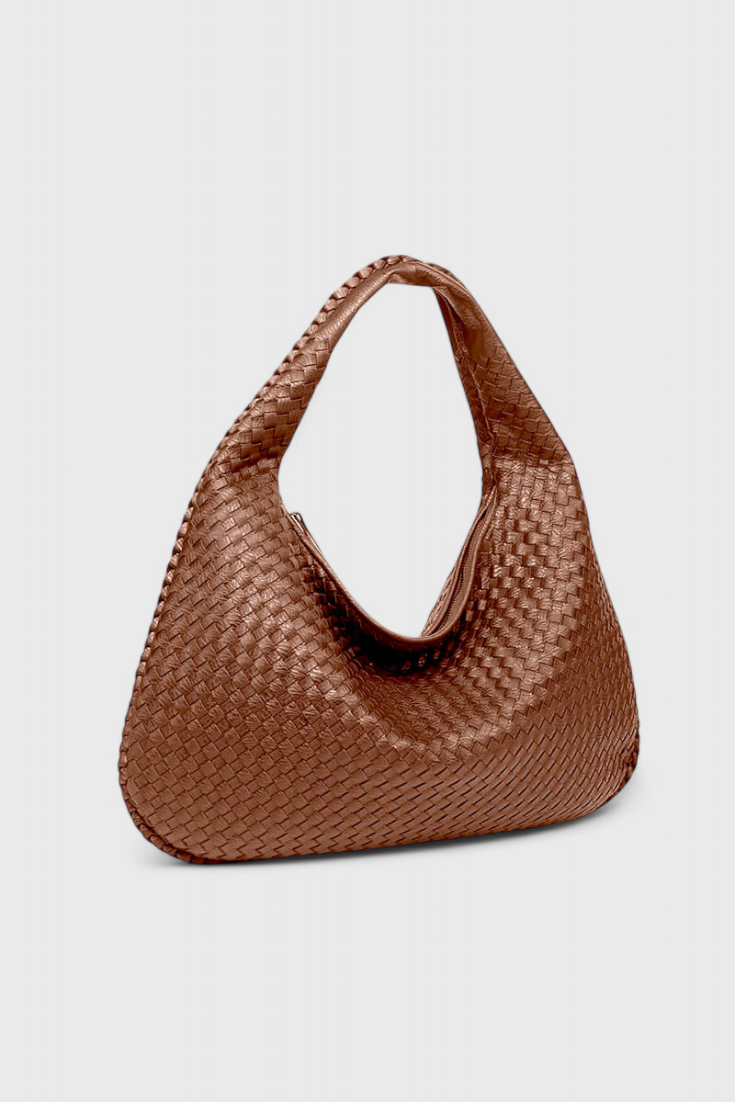 Tilly strikket skuldertaske