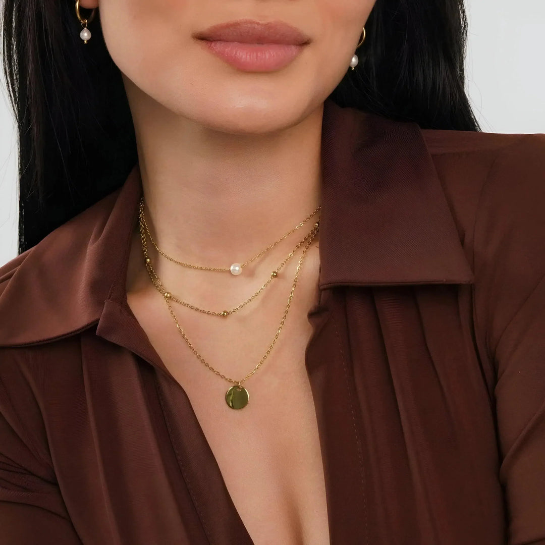 Soléa | Collar con discos superpuestos