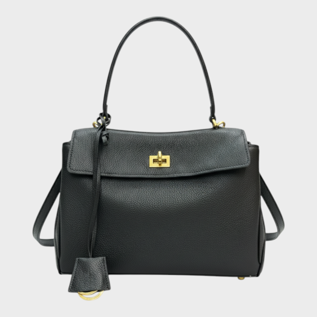 Libby | Minimalistische luxuriöse Handtasche aus weichem Leder