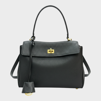 Libby | Minimalistische luxuriöse Handtasche aus weichem Leder