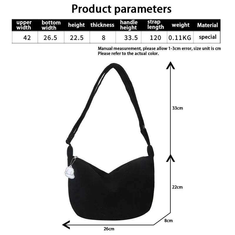 Cordura-Schultertaschen für Damen
