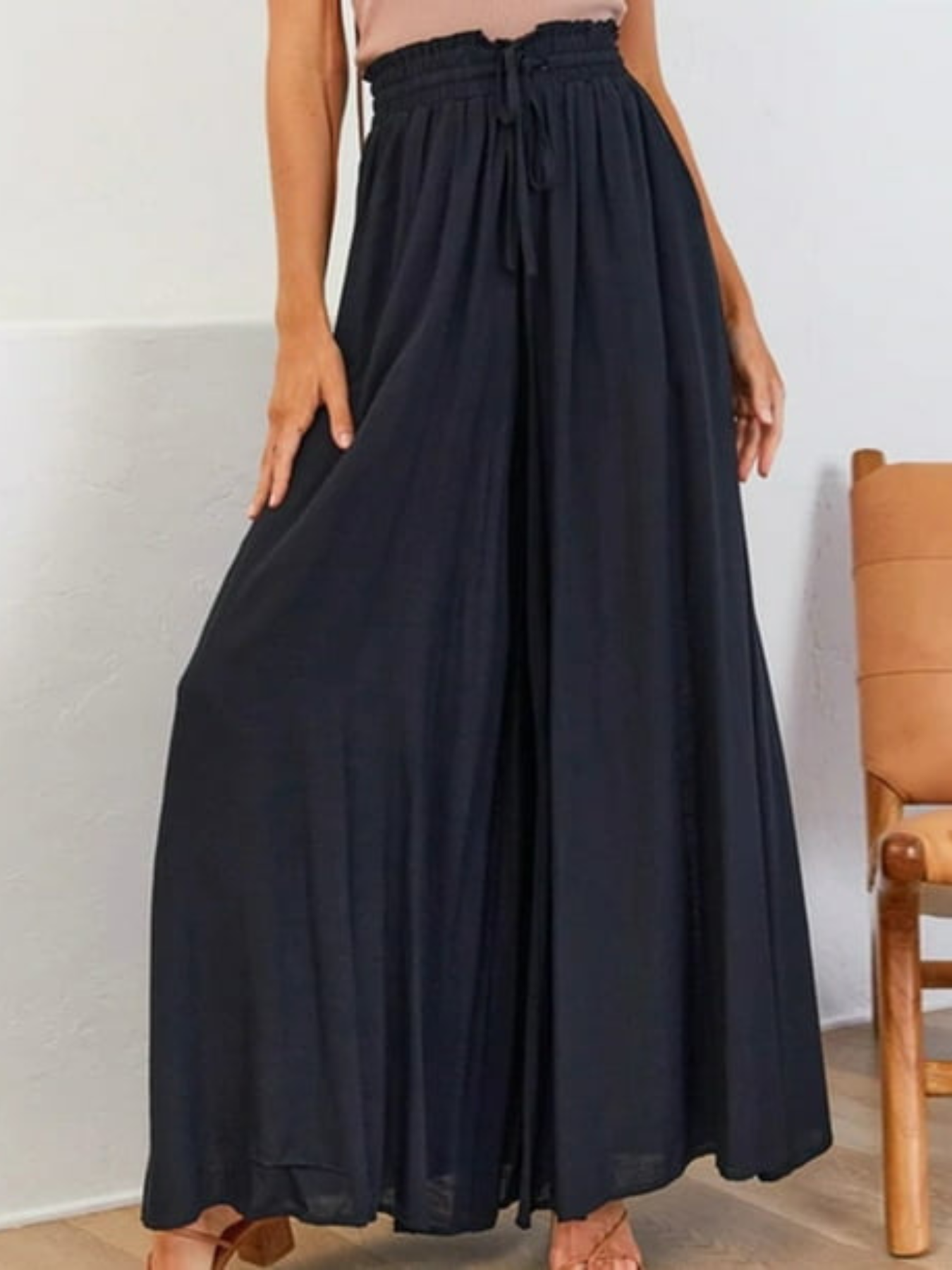 Amelia | Pantalones elegantes de pierna ancha