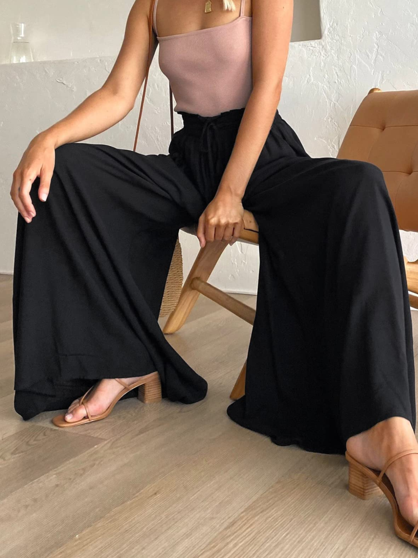 Amelia | Pantalones elegantes de pierna ancha