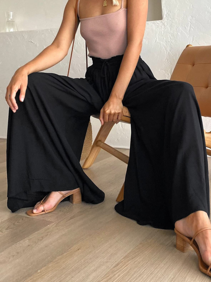 Amelia | Pantalones elegantes de pierna ancha
