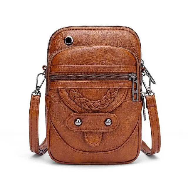 Alva | Bolsa Transversal de Couro