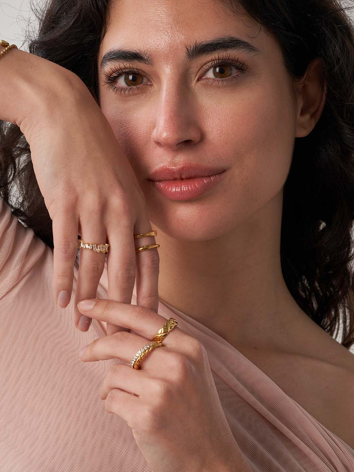 Tazalyette | Anillo de diamantes 18k