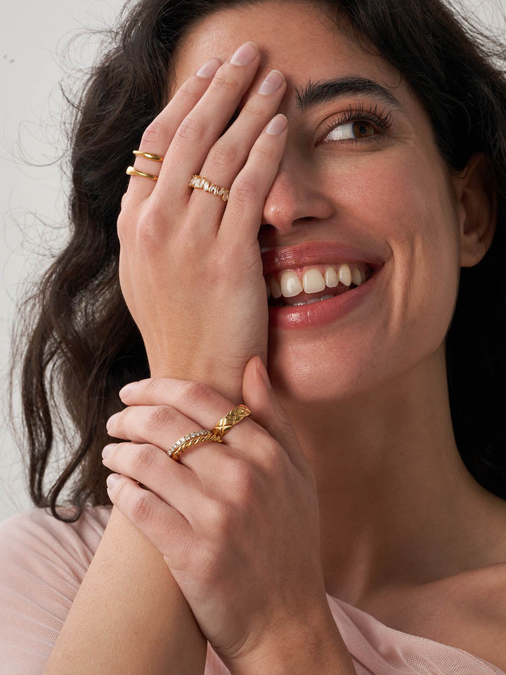 Tazalyette | Anillo de diamantes 18k