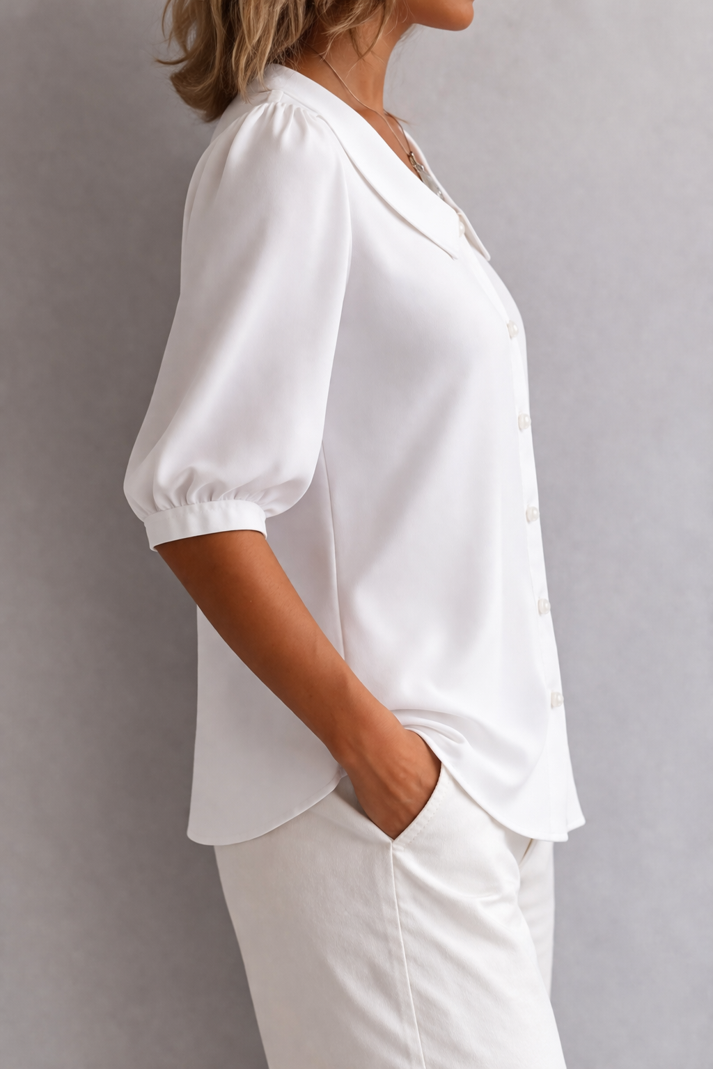 Petra | Bluse mit Kragen