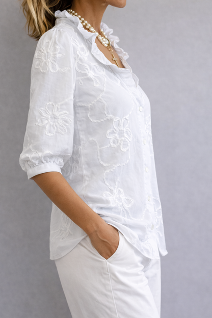 Ottoline | Blomstret Bluse