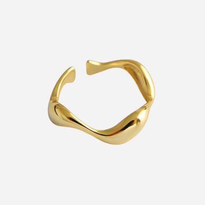 Carisseya | Wave Ring 18K Guld