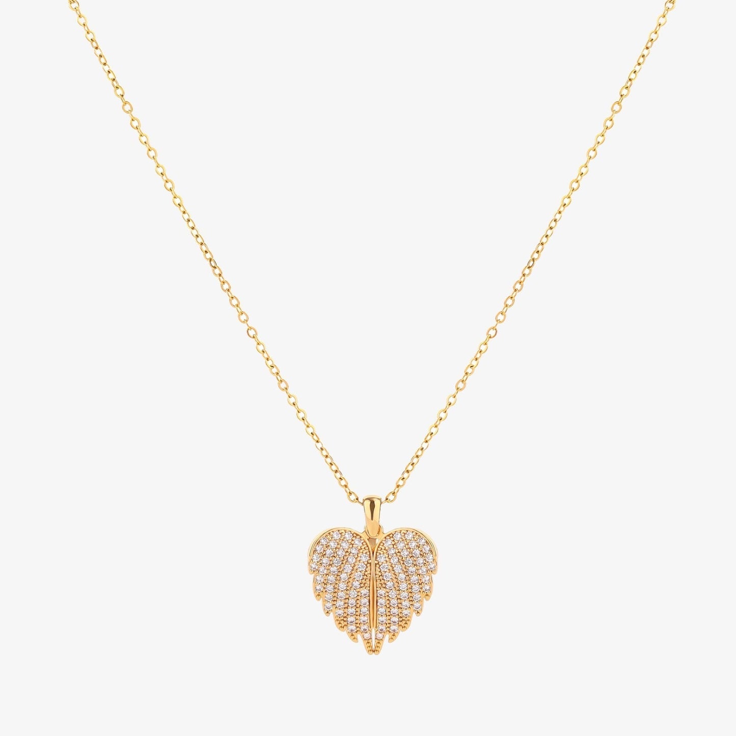 Collar de alas de ángel | Oro