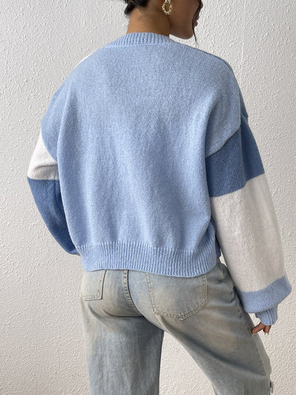 Kort cardigan til kvinder – afslappet strikket cardigan