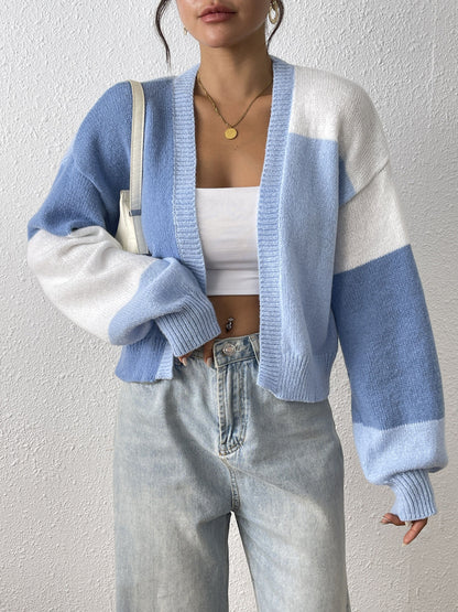 Kort cardigan til kvinder – afslappet strikket cardigan