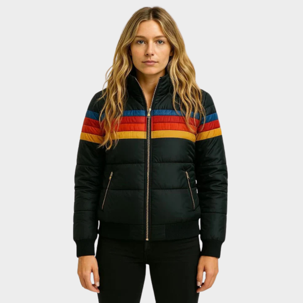 Sophia Morreta | Retro-Pufferjacke mit Kapuze für Damen