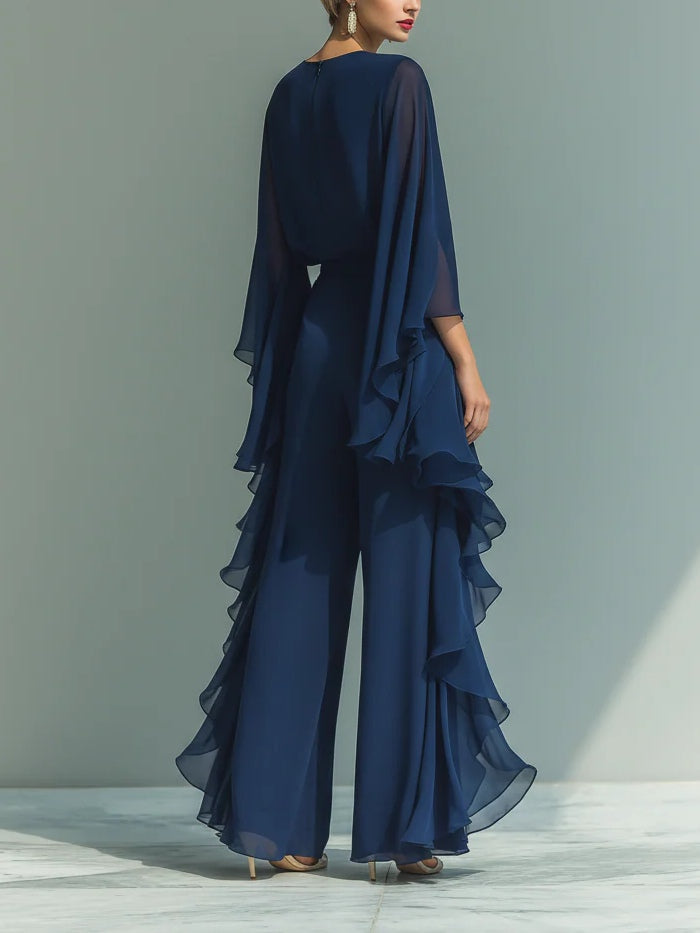 Aurelia | Flydende Aften Jumpsuit