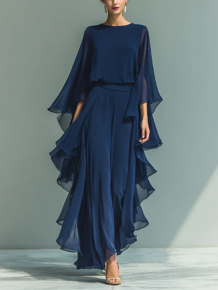 Aurelia | Flydende Aften Jumpsuit