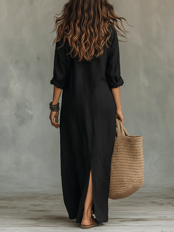 WILLOW | Vestido Maxi Sin Esfuerzo Silueta Favorecedora Uso Diario Versátil