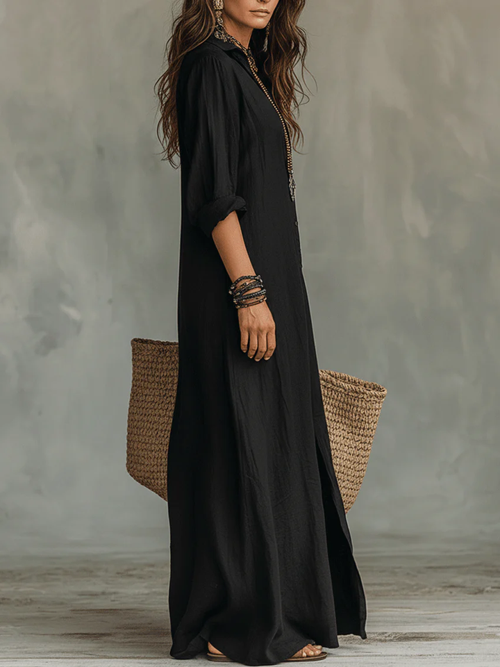 WILLOW | Vestido Maxi Sin Esfuerzo Silueta Favorecedora Uso Diario Versátil