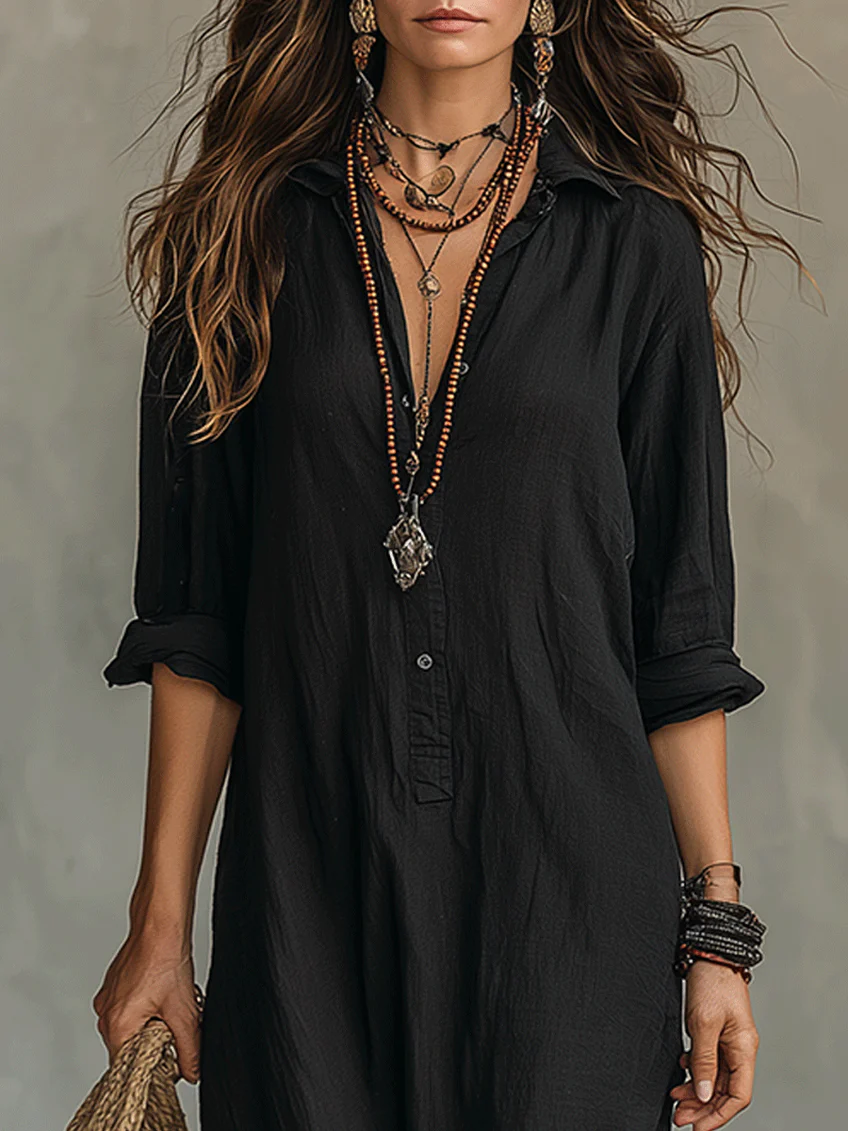 WILLOW | Vestido Maxi Sin Esfuerzo Silueta Favorecedora Uso Diario Versátil