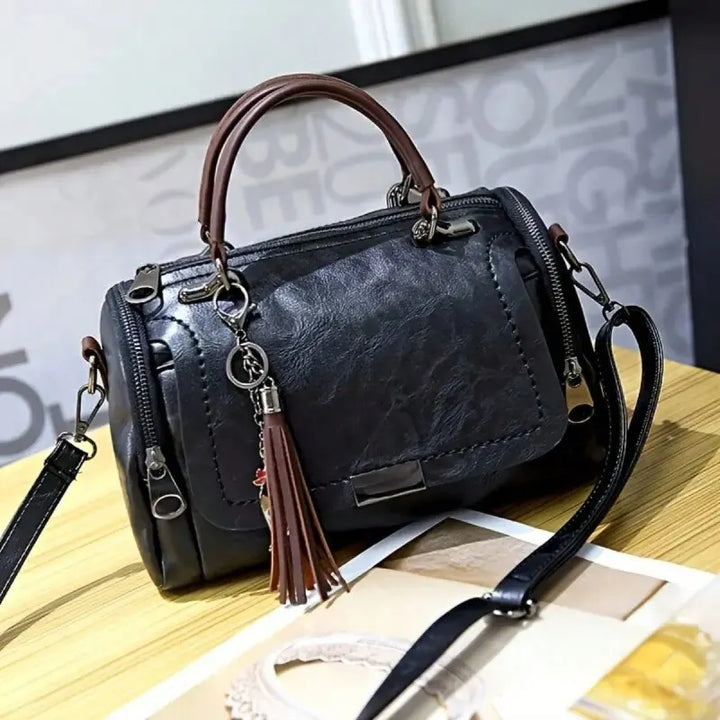 Irmela | Bolsa de Ombro Elegante em Couro