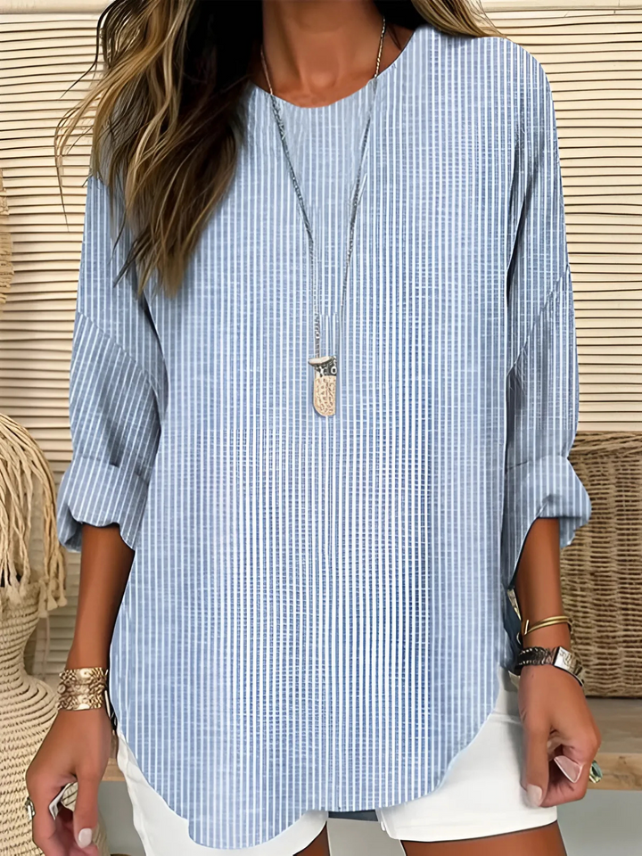 Rhea | Blusa Listrada Moderna