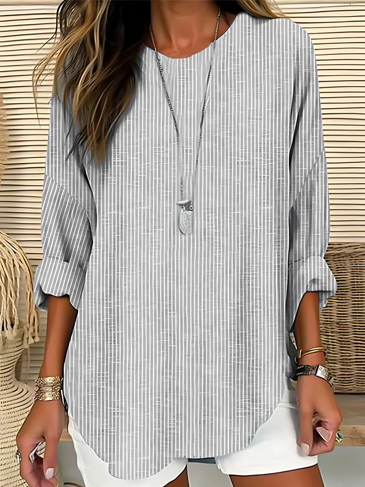 Rhea | Blusa Listrada Moderna