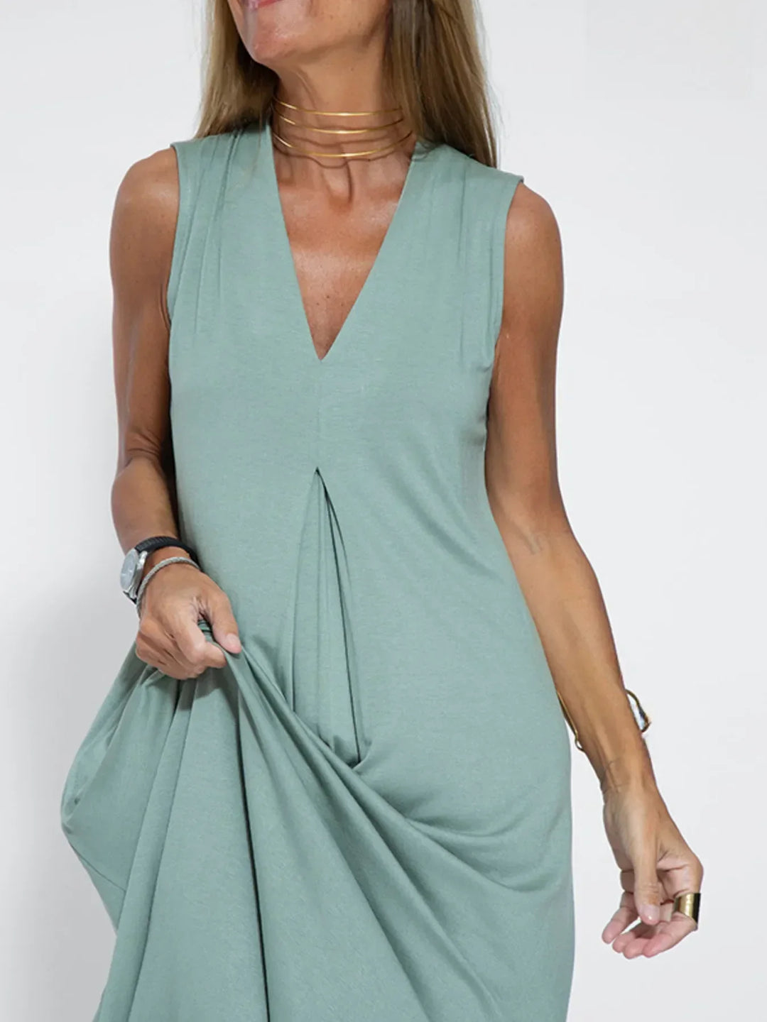 Ariella | Maxikleid mit V-Ausschnitt