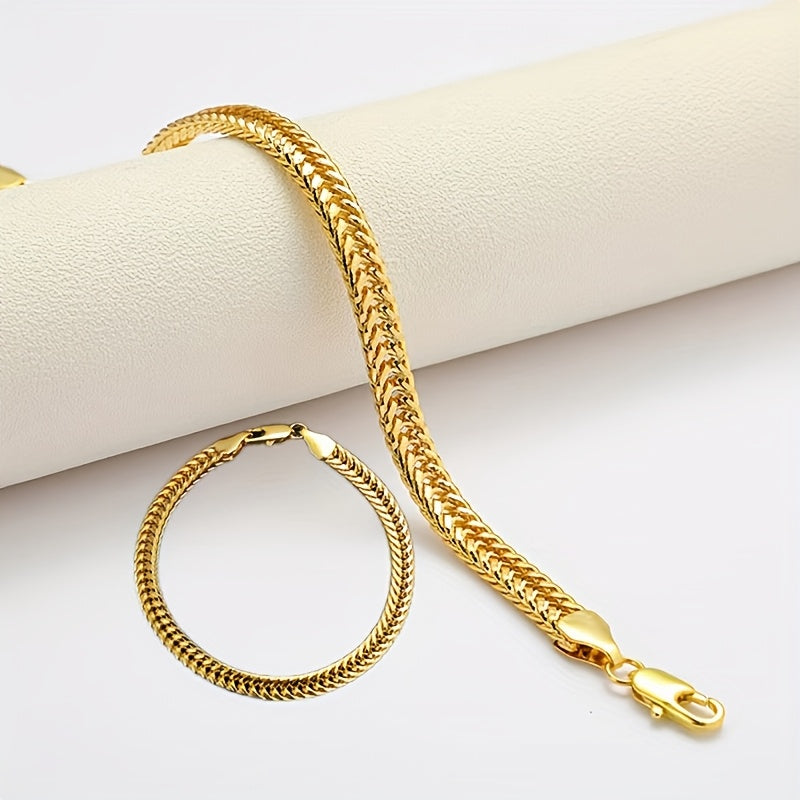 Conjunto de Colar e Pulseira Luxuosos Cauda de Peixe