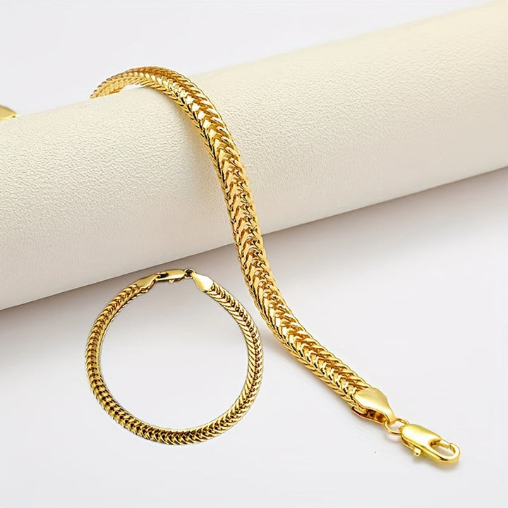 Conjunto de Colar e Pulseira Luxuosos Cauda de Peixe