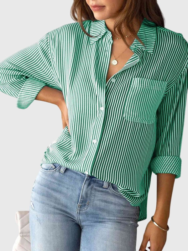 Ariana™ | Camisa con cuello con solapa