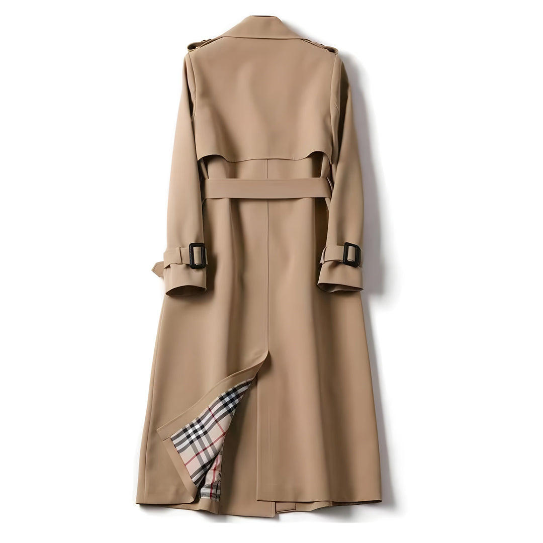 Carmina – Casaco Trench Elegante com Cinto