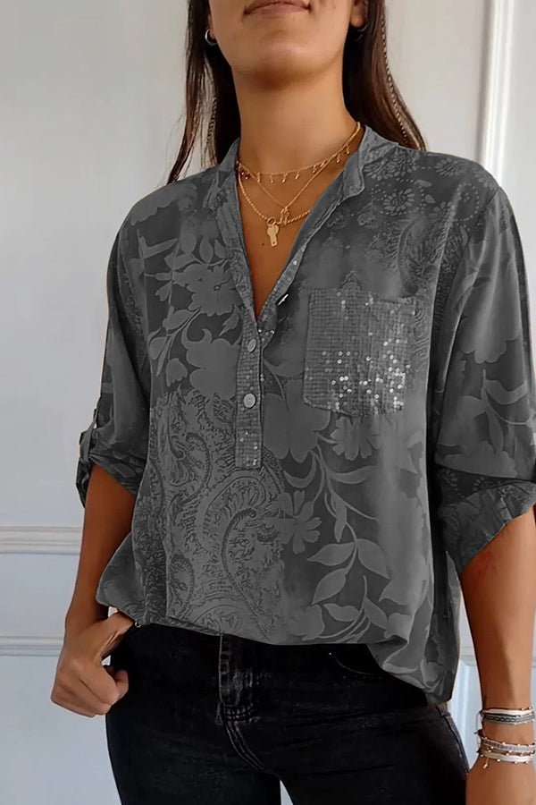 Pauline | Elegantes Pailletten-Top