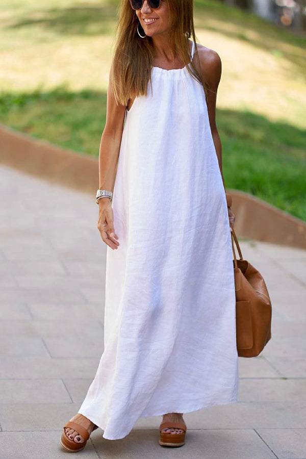 Marina | Halter Maxi-kjole
