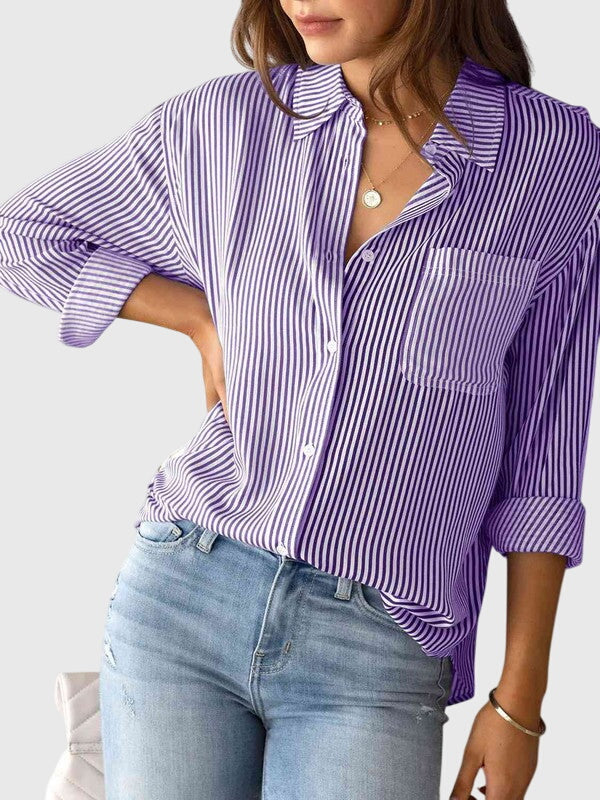 Ariana™ | Camisa con cuello con solapa