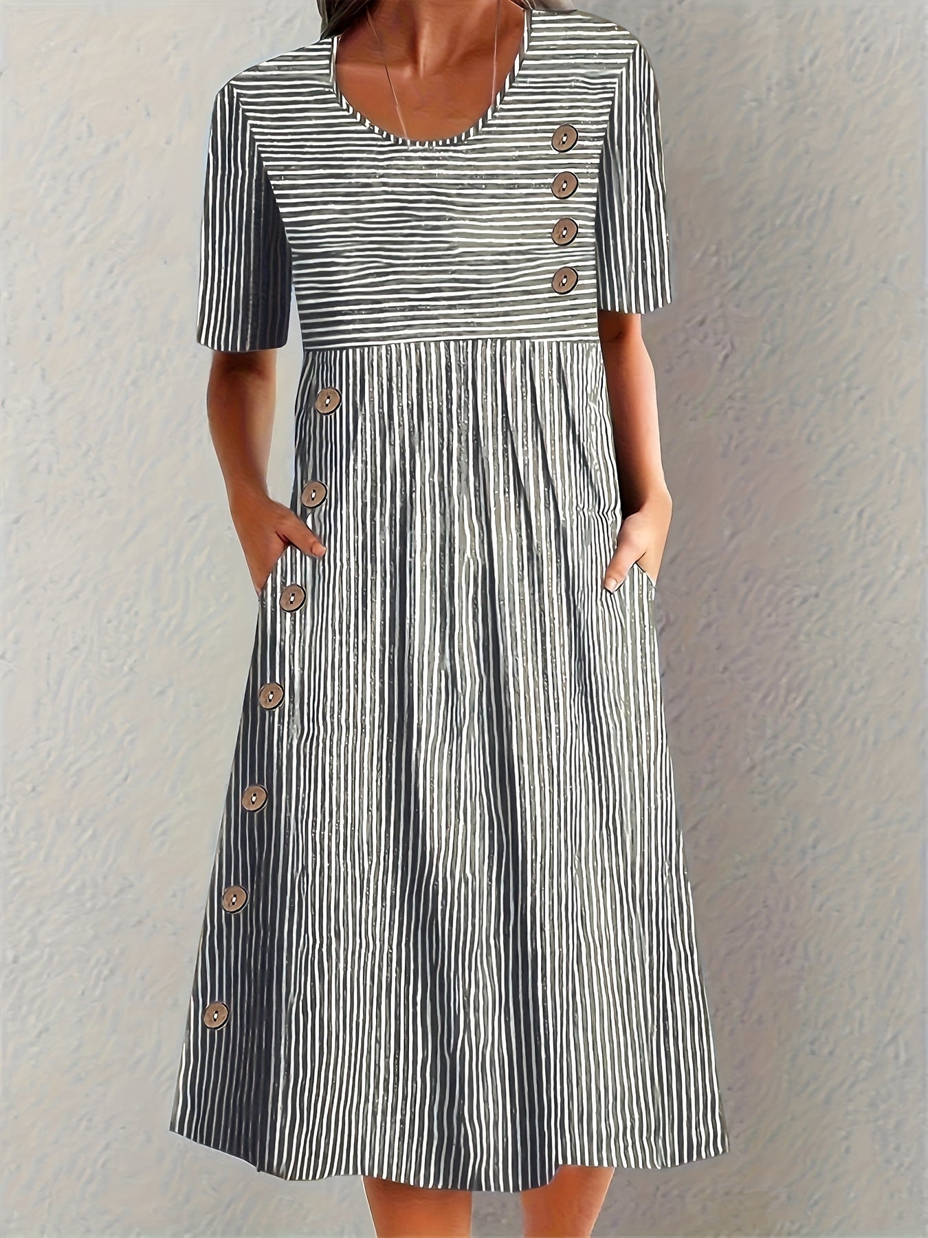 Sofia ™ | Gestreiftes Sommerkleid