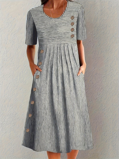 Sofia ™ | Gestreiftes Sommerkleid