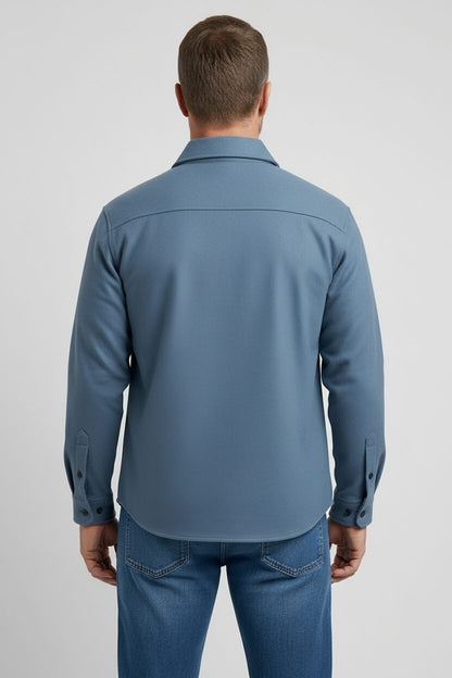 Abel | Men's Button-Up Overshirt with Chest Pockets