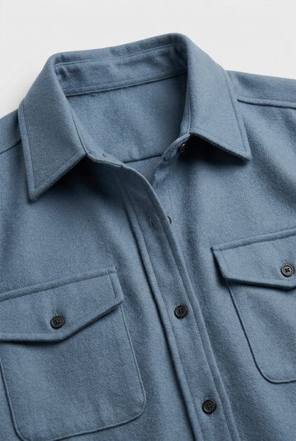 Abel | Men's Button-Up Overshirt with Chest Pockets