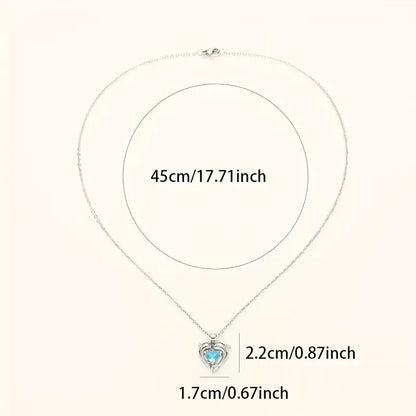 Colar Oceanheart Twins | Ouro Branco