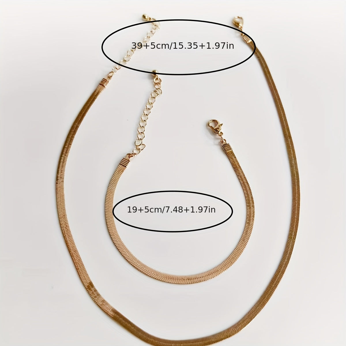Conjunto clásico de joyería para uso diario
