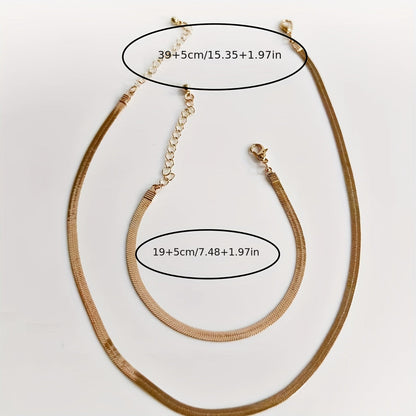 Conjunto clásico de joyería para uso diario