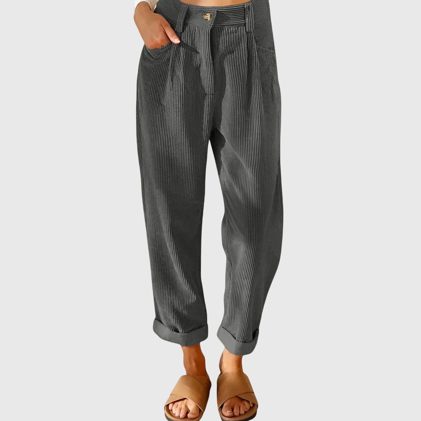 Jana - Pantalones Modernos de Cuerda
