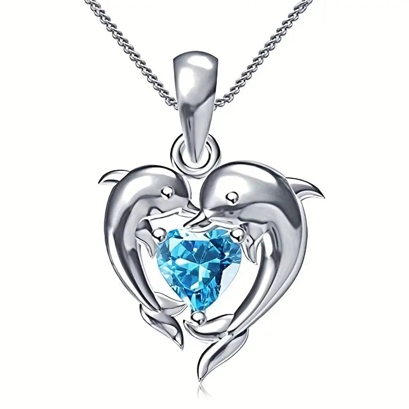 Colar Oceanheart Twins | Ouro Branco