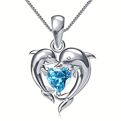 Colar Oceanheart Twins | Ouro Branco