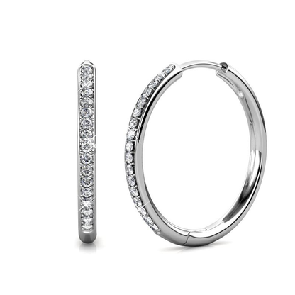 Brincos Sorel Pave | Ouro branco