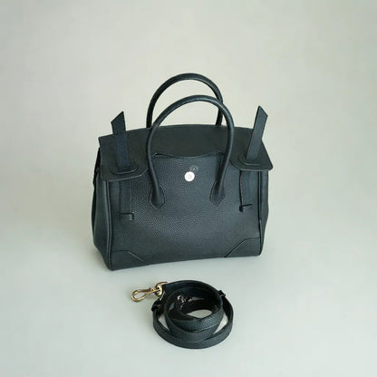 Petrina | Schwarze Holztasche