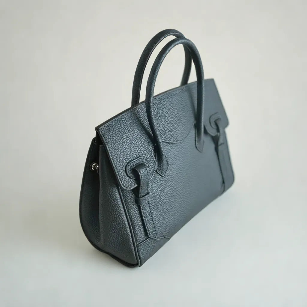 Petrina | Schwarze Holztasche