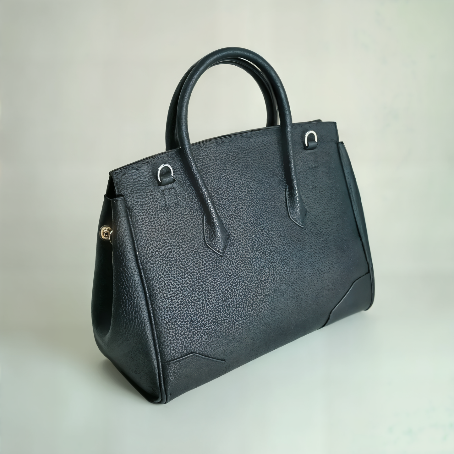 Petrina | Schwarze Holztasche